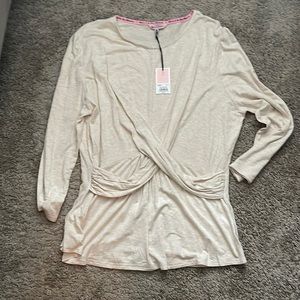 2 NWT Juicy Couture XL 3/4 Sleeves Gray or Beige